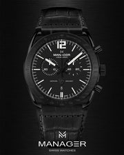 Manager Bold 43 mm - Full Black