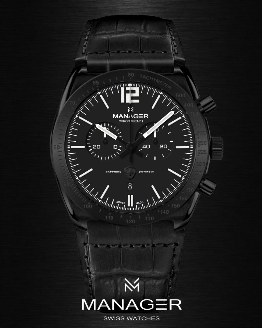 Manager Bold 43 mm - Full Black