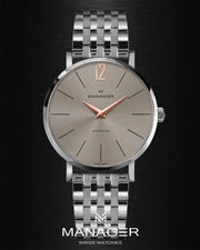 Manager Classic 30 mm - Steel & Grey - Stainless Steel 316L
