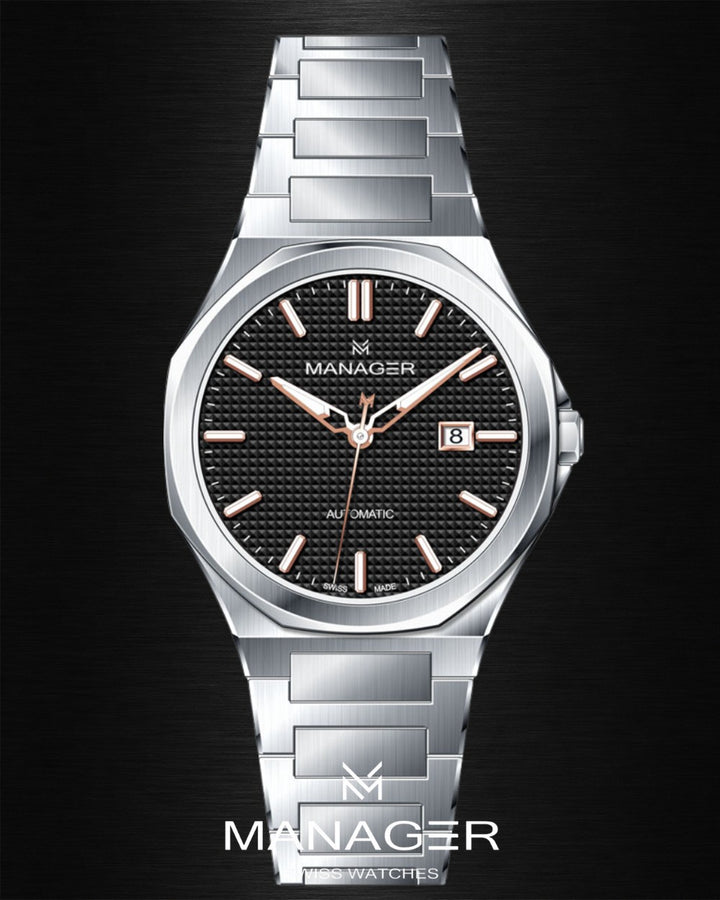 Manager Urban - Automatic 42 mm - Steel & Black
