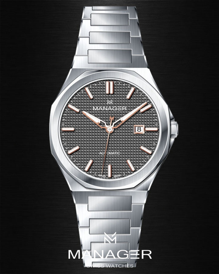 Manager Urban - Automatic 42 mm - Steel & Grey