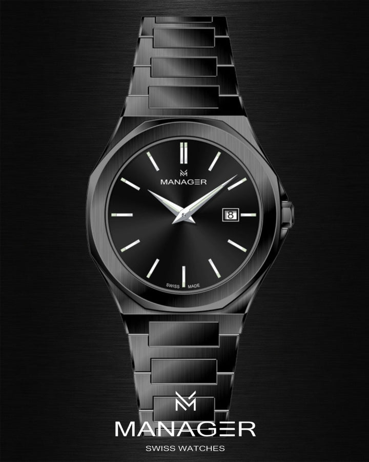Manager Urban - Date 42 42 mm - Full Black