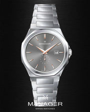 Manager Urban - Time 42 42 mm - Steel & Grey