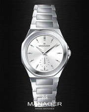 Manager Urban - Time 31 31 mm  - Steel & White