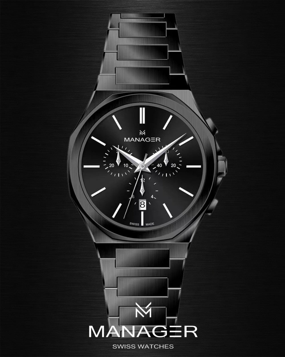 Manager Urban - Chrono 42 42 mm - Full Black