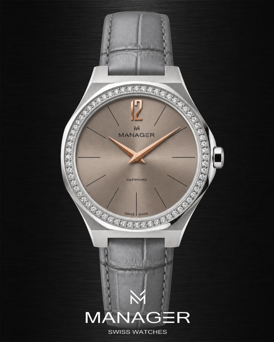 Manager Urban - Stones 31 31 mm - Grey, Steel & Beige