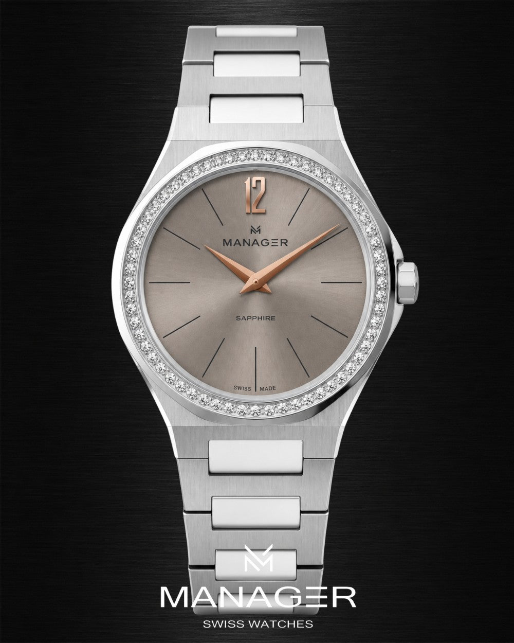 Manager Urban - Stones 31 31 mm - Steel & Beige