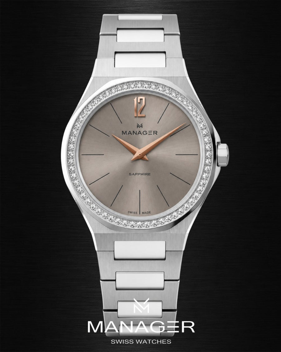 Manager Urban - Stones 31 31 mm - Steel & Beige