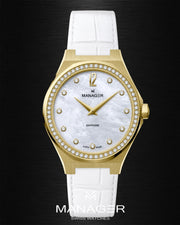 Manager Urban - Stones 31 31 mm - White, Gold & White