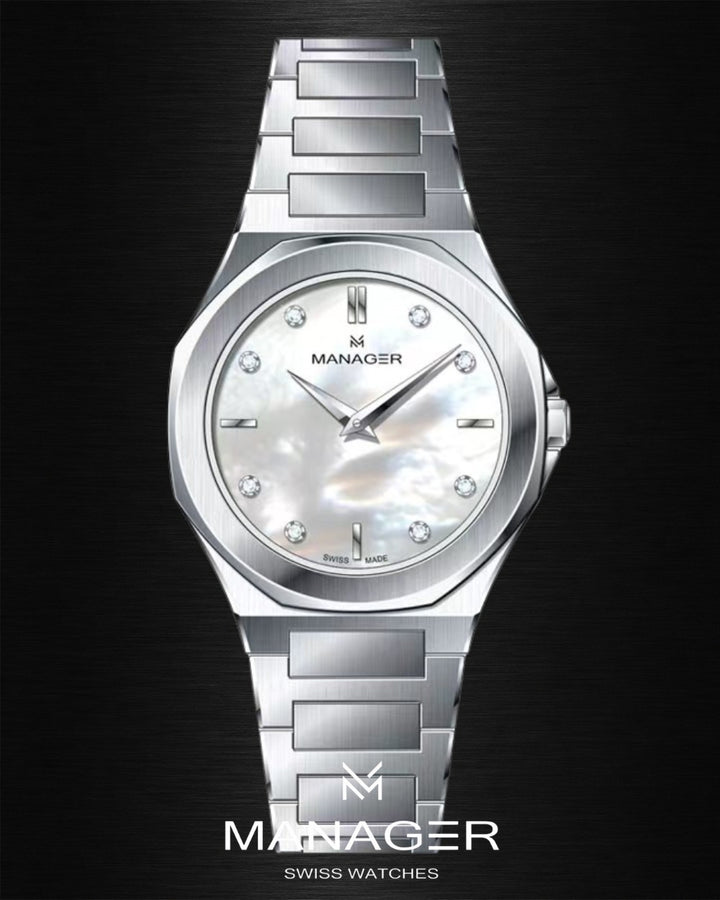 Manager Urban - 31 31 mm - Steel & White