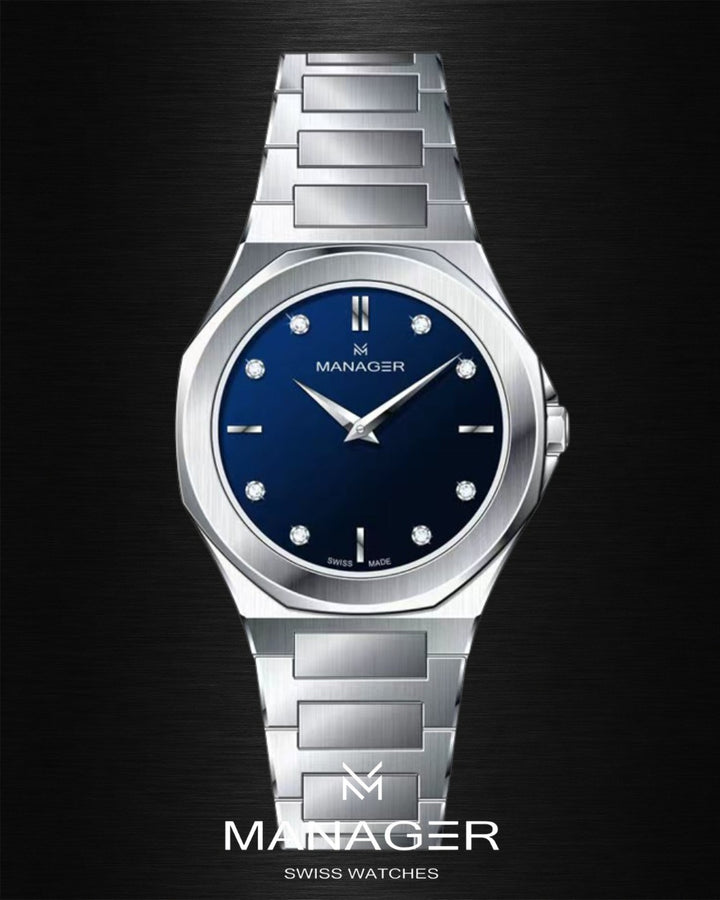 Manager Urban - 31 31 mm - Steel & Dark Blue